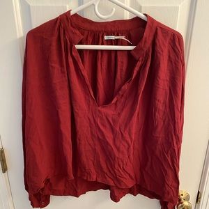 Urban Outfitters maroon long sleeve